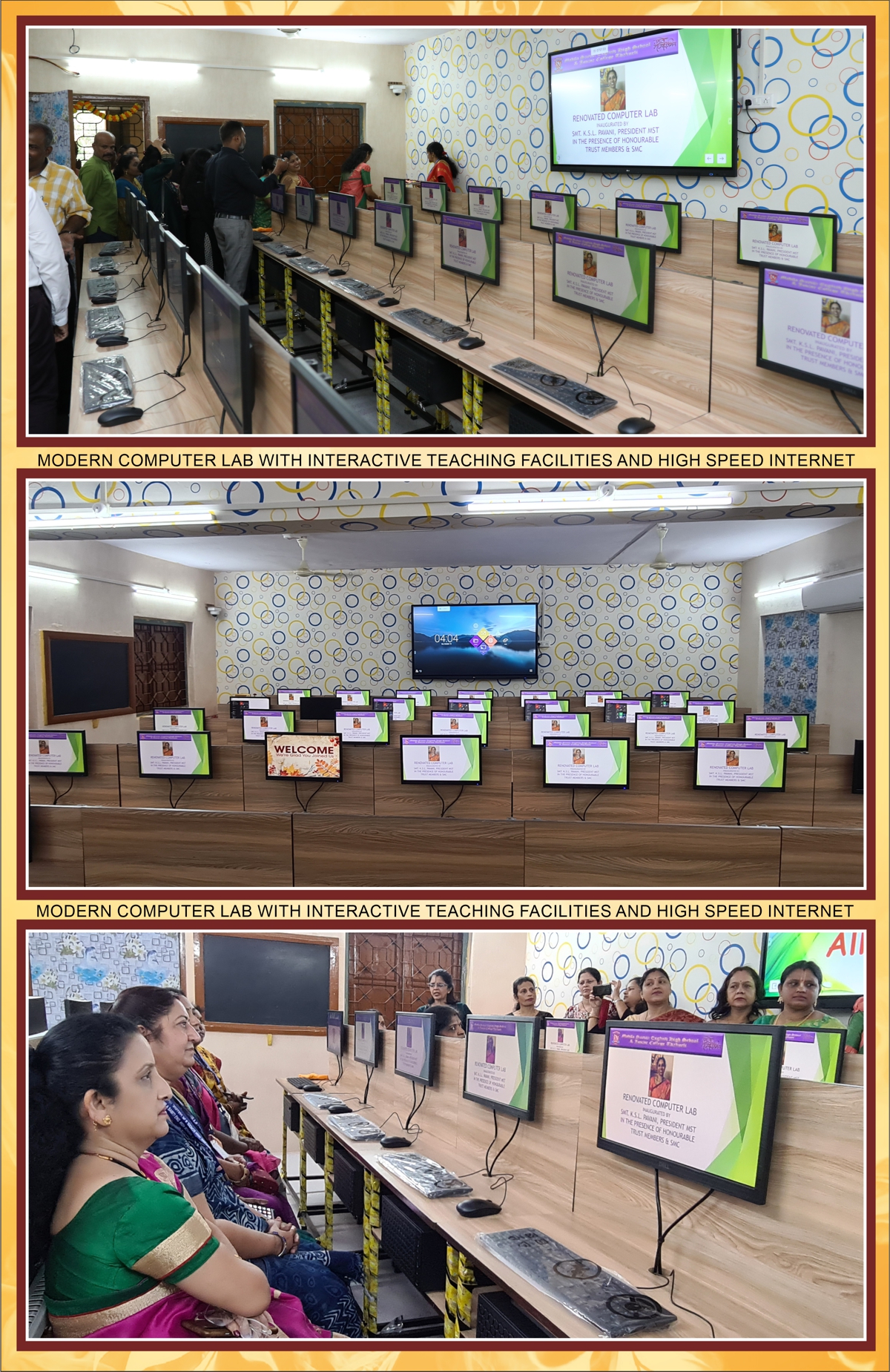 inauguration CCTV amd computer lab